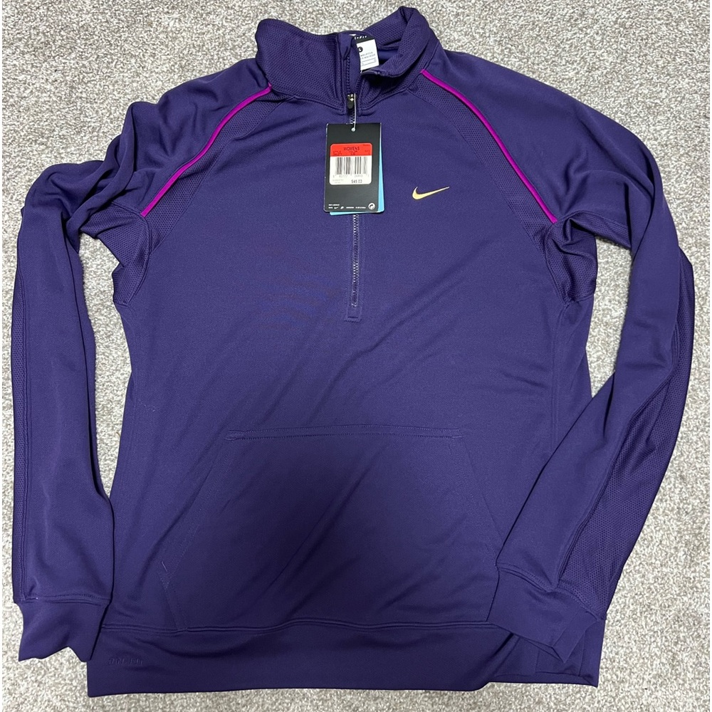 Nike Purple Quarter-Zip Pullover